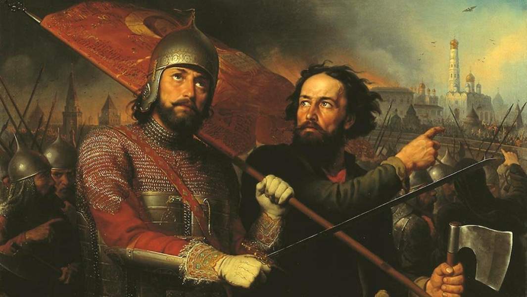 Картина М. И. Cкотти «Минин и Пожарский», (1850)