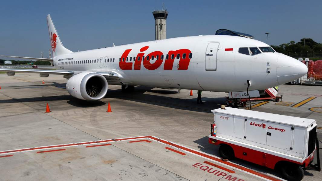 Самолет Boeing 737 Max 8 авиакомпании Lion Air