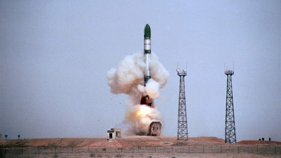 Запуск ракеты «Днепр» с космодрома Байконур