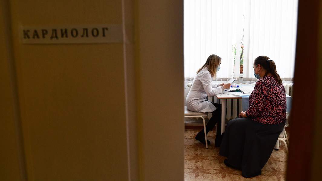 прием в кабинете кардиолога