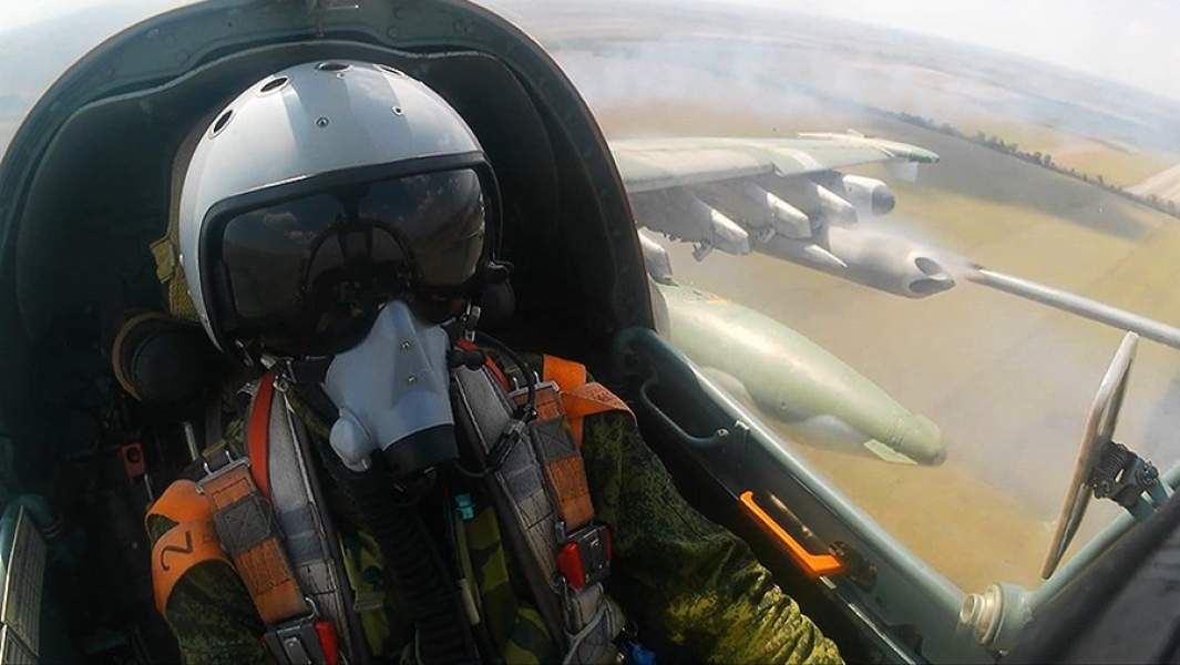 Боевая работа экипажей штурмовиков Су-25 ВКС в ходе специальной военной операции