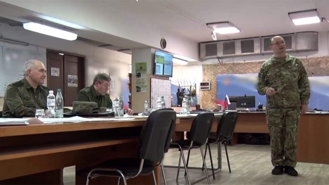 Начальник Генерального штаба Вооруженных сил РФ генерал армии Валерий Герасимов в передовом пункте управления группировки войск на запорожском направлении