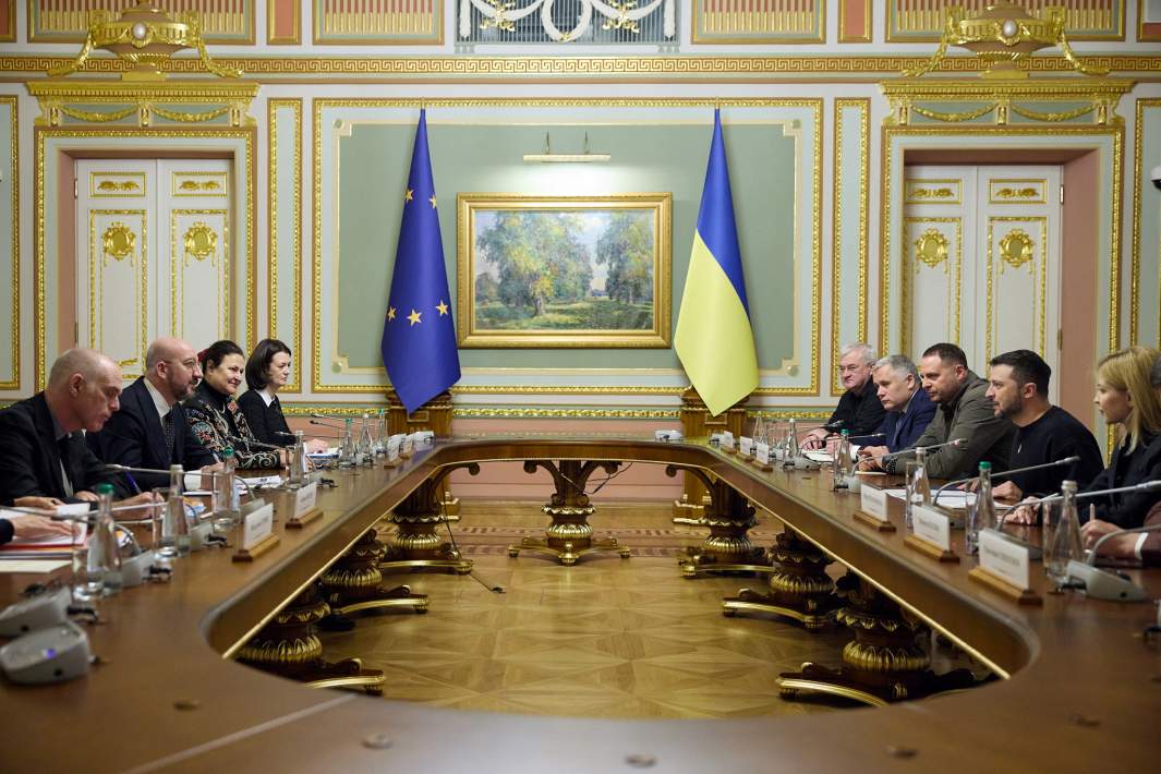 Переговоры президента Украины Владимира Зеленского и президента Европейского совета Шарля Мишеля, ноябрь 2023 года