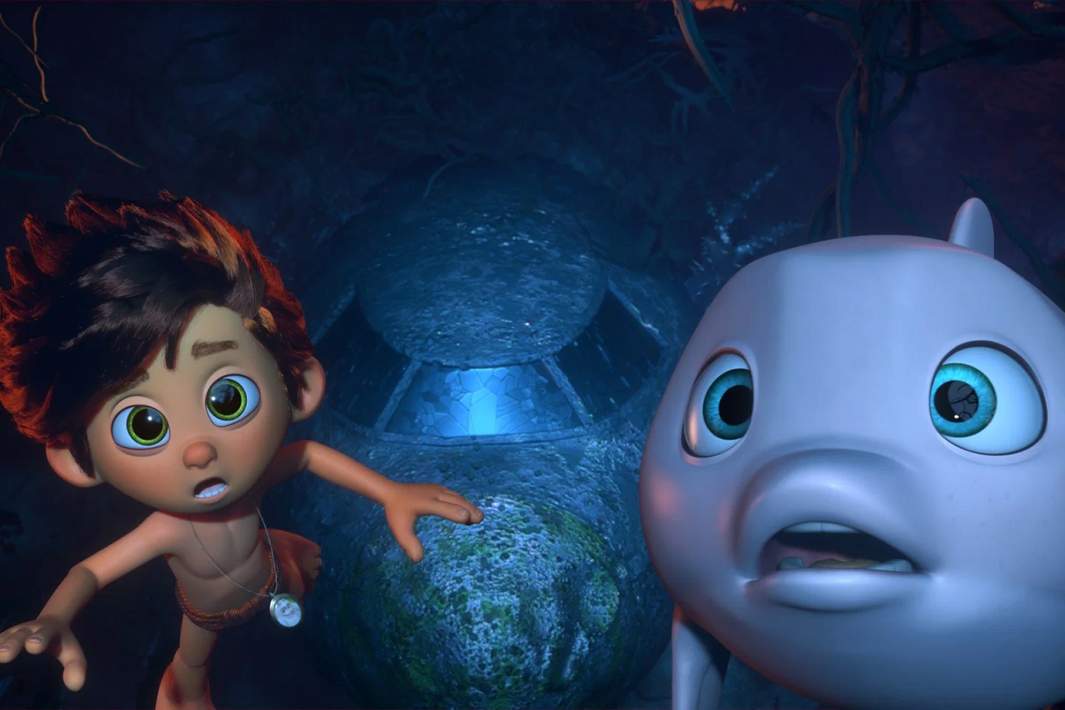 кадр из мультфильма «Мальчик-дельфин»