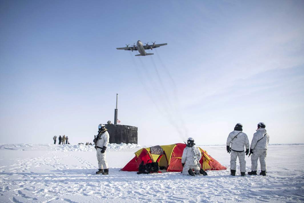 Подразделения НАТО во время учений в Арктике