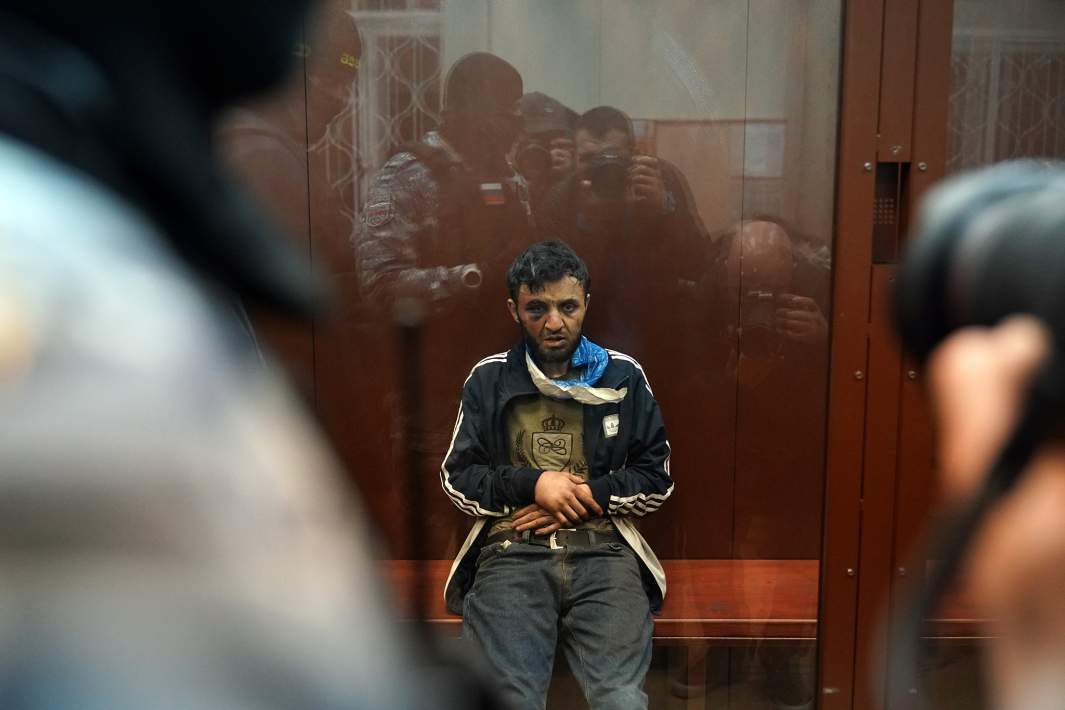 Далержон Мирзоев, подозреваемый в теракте в подмосковном  «Крокус Сити холле», в Басманном суде
