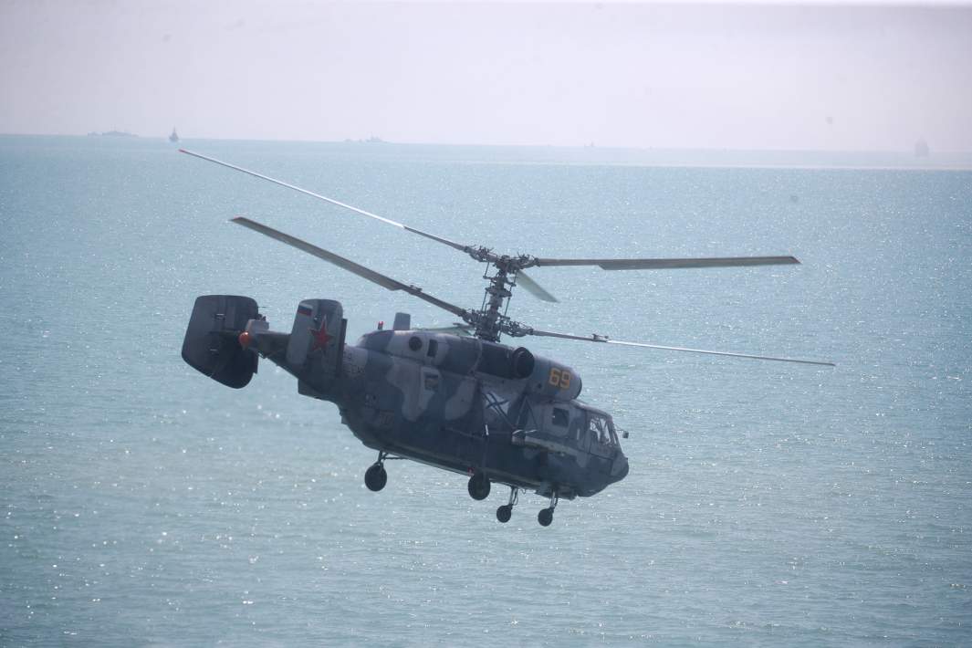 Вертолет ВМФ РФ Ка-29