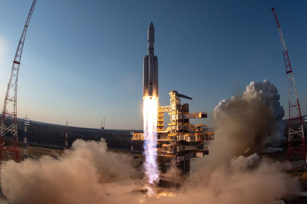 Запуск первой летной ракеты космического назначения «Ангара-А5» с разгонным блоком «Орион» с космодрома Восточный. 11 апреля 2024 года