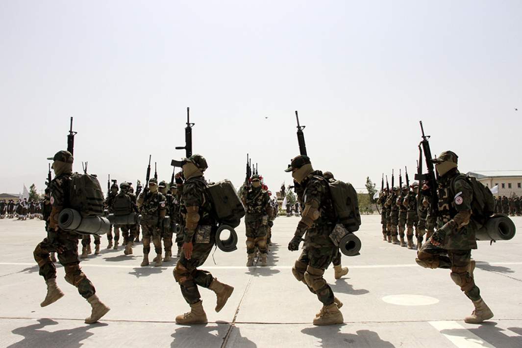 Церемония выпуска военнослужащих движения «Талибан» (террористическая организация, запрещенная на территории РФ)