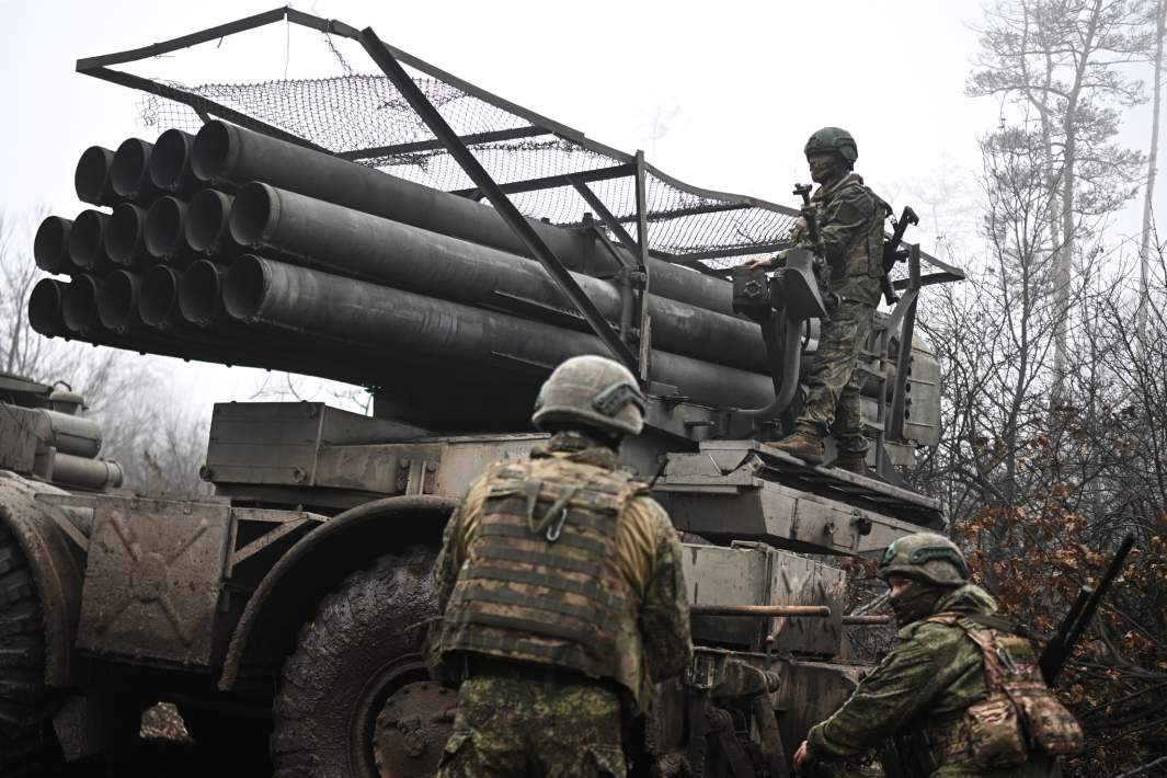 Боевая работа расчета РСЗО «Ураган»