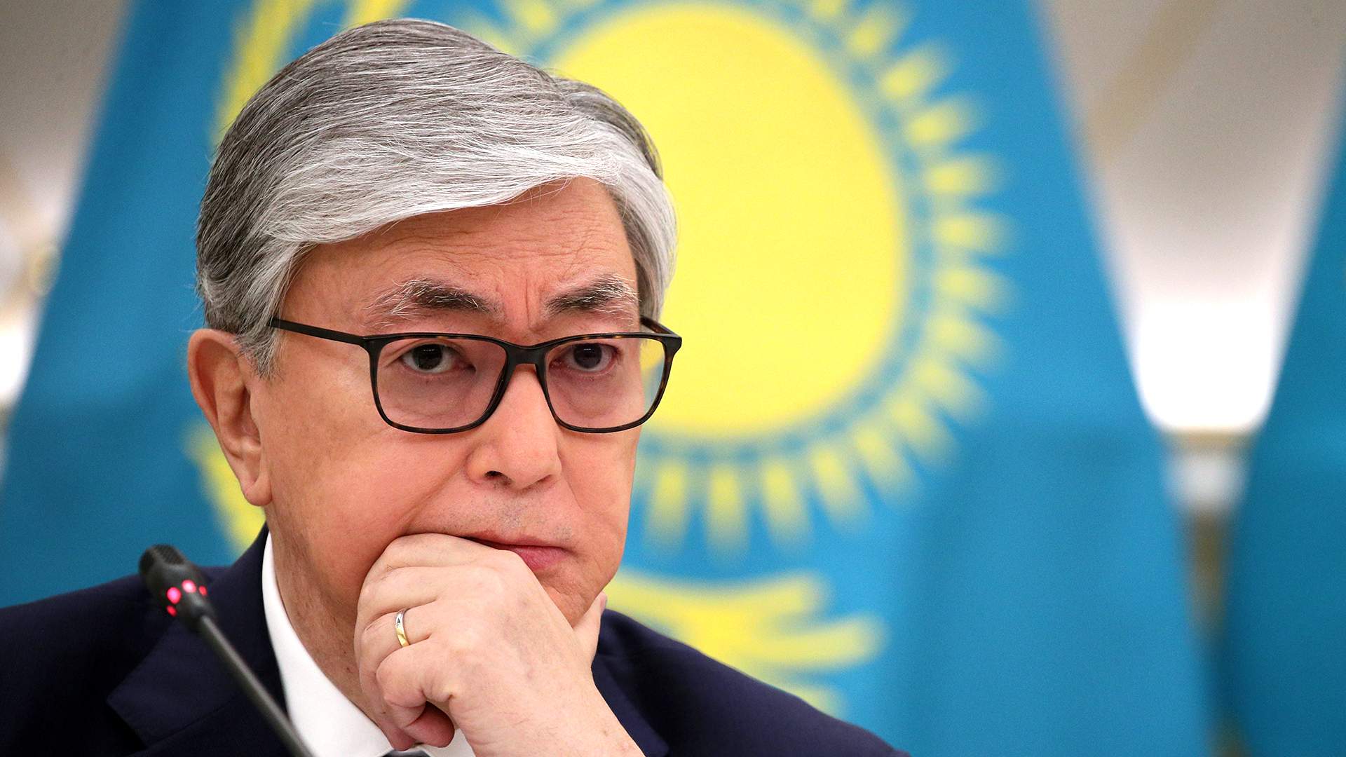 Президент Казахстана Касым Жомарт Токаев портрет