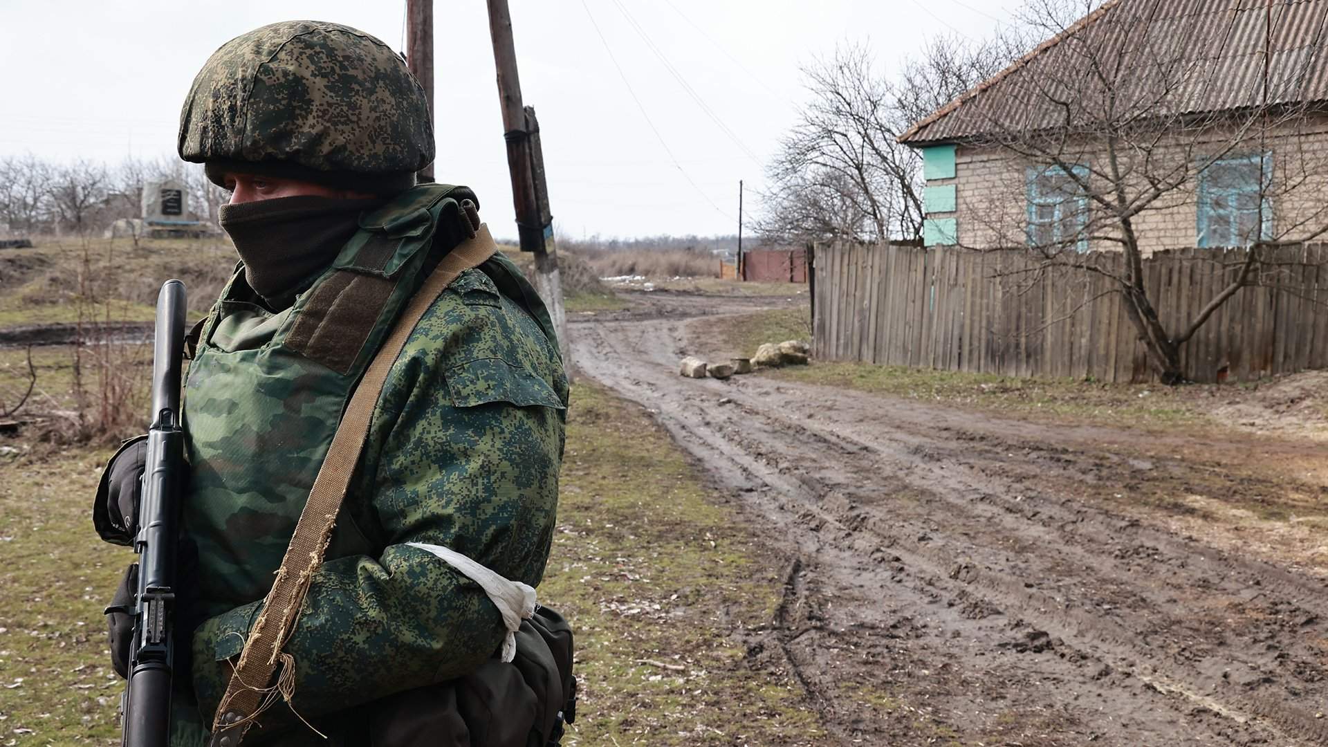 Украинские военные укрепления