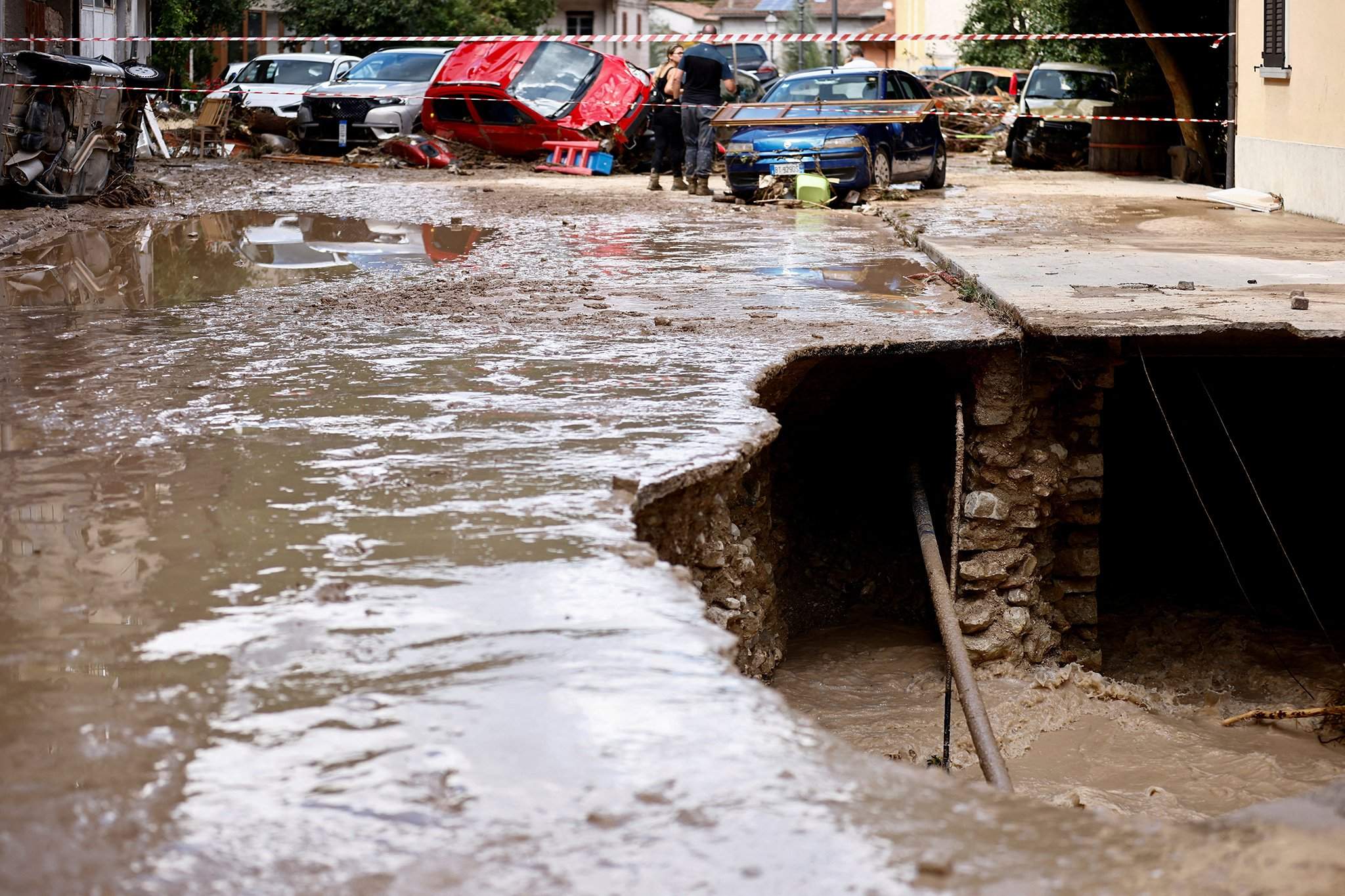 Cantiano Italy Flooding