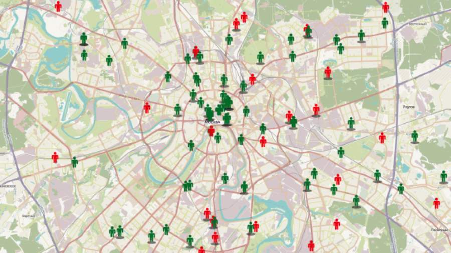 В Москве составили карту ненависти