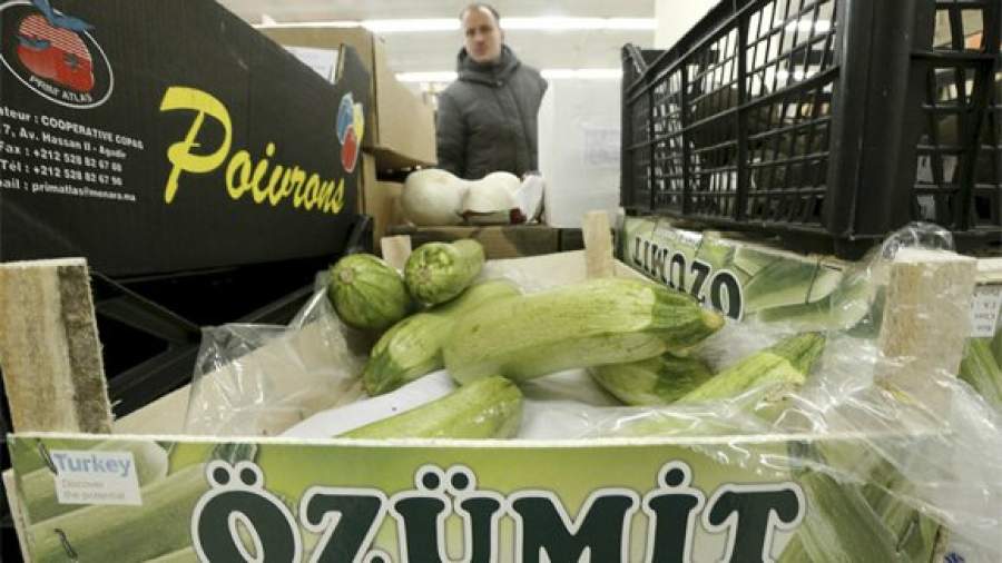 В турецком импорте растет доля сельхозпродукции