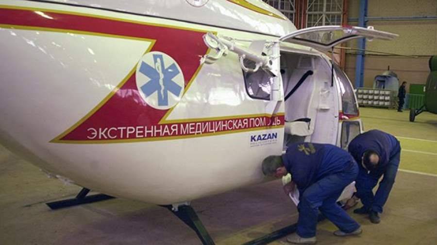 Татарстан получил первый медицинский вертолет «Ансат»