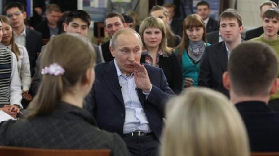 Путин рассказал студентам об истинных ценностях
