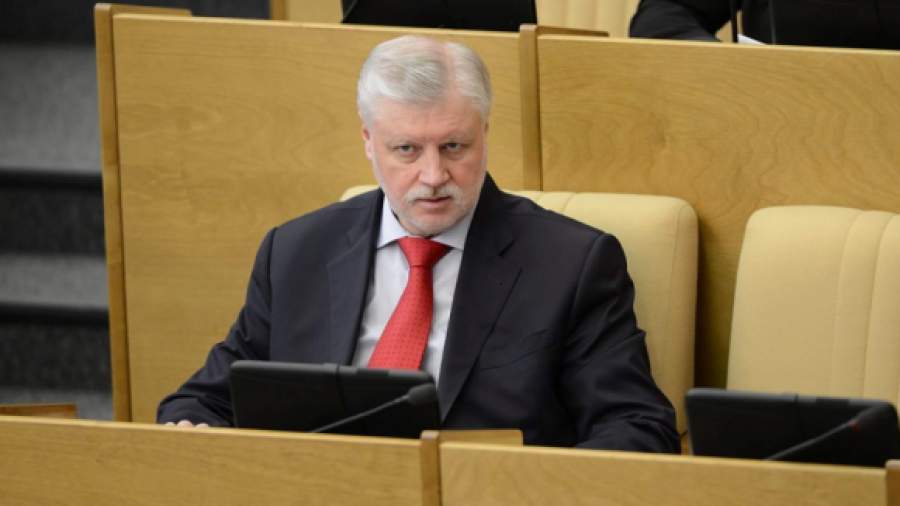 Миронов вернется на пост председателя «Справедливой России»