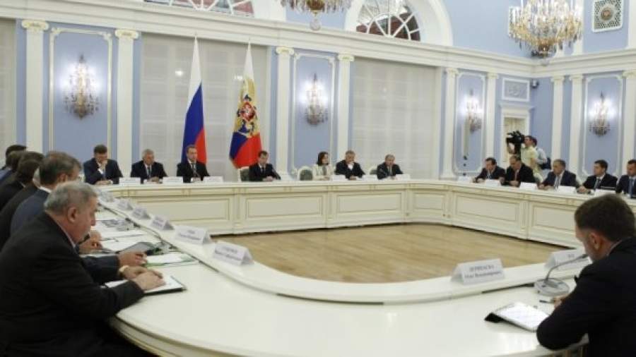 Медведев выслушал крупный бизнес в закрытом режиме