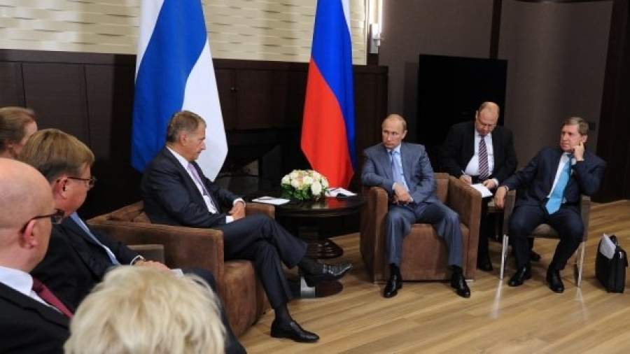 Лидеры России и Финляндии пообещали остановить войну на Украине