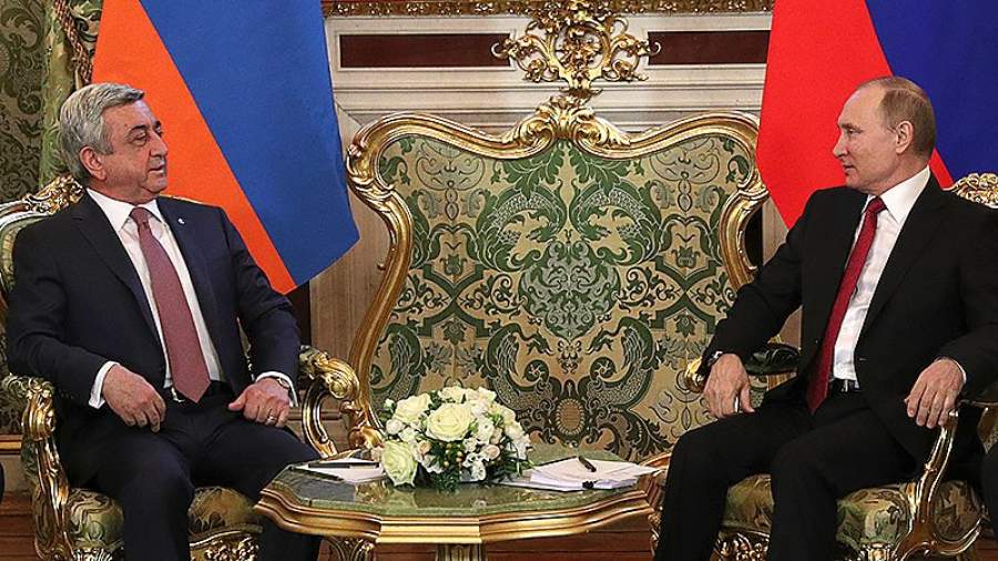 Президент РФ пожелал Армении стабильности во время реформ