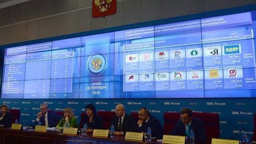 Четыре парламентские партии прошли в Госдуму