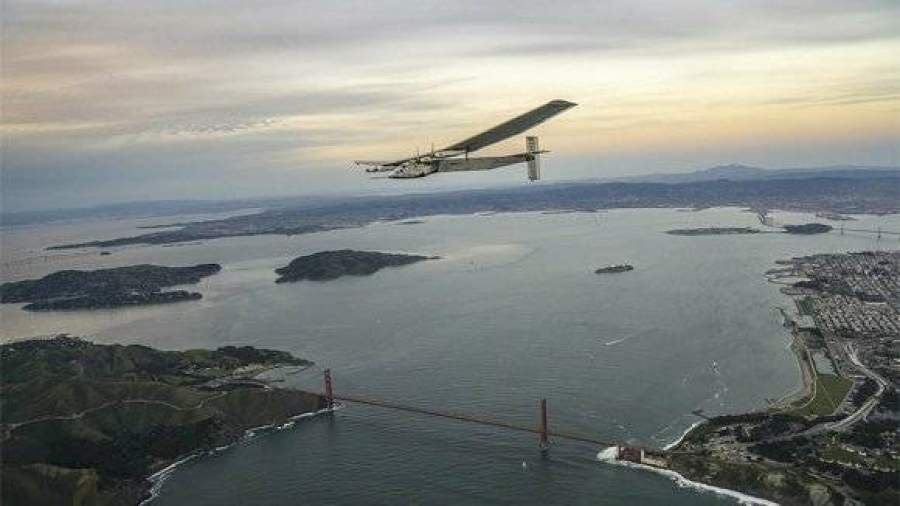 Самолет на солнечной батарее Solar Impulse 2 пересек Тихий океан