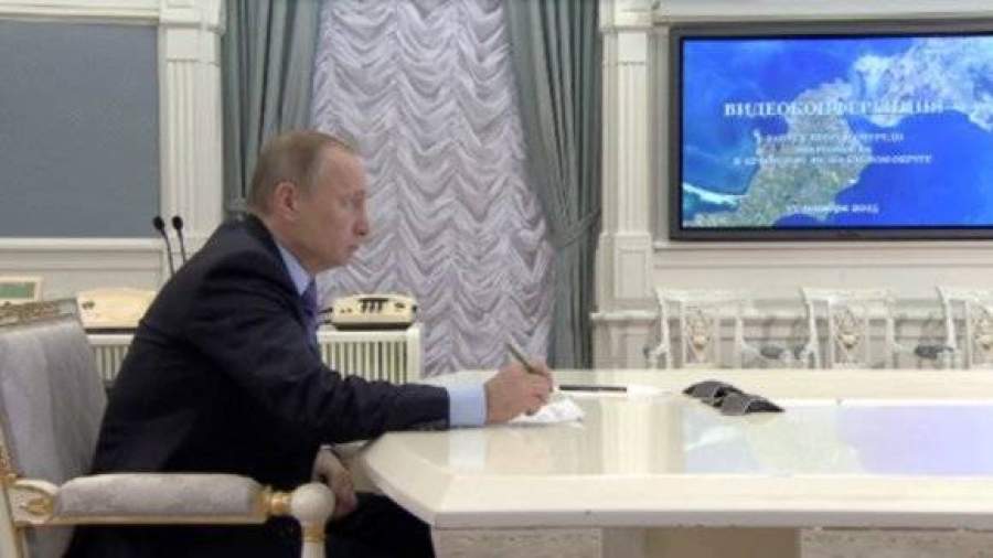 Путин запустил вторую очередь российского энергомоста в Крым