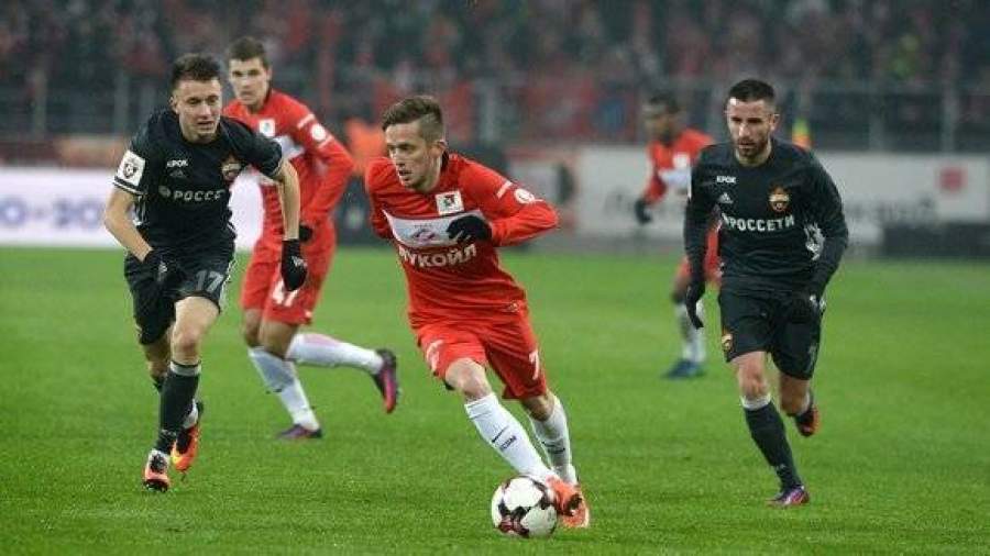 «Спартак» обыграл ЦСКА со счетом 3:1