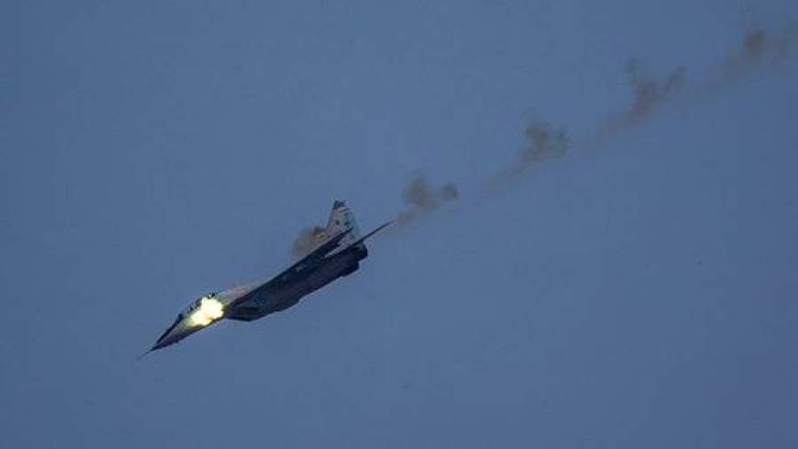 Минобороны РФ: МиГ-29 потерпел аварию в Средиземном море