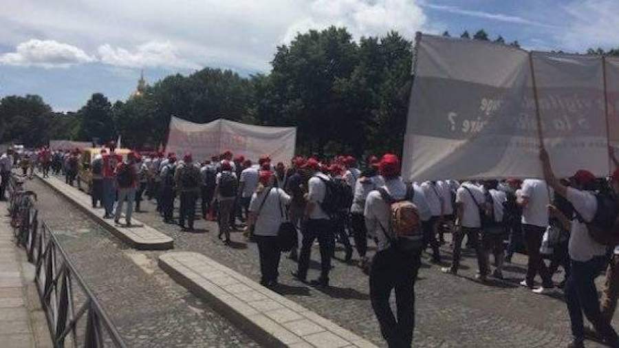 Экологи Франции присоединились к протестам. Видео