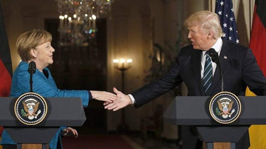Трамп назвал встречу с Меркель великолепной и напомнил о долгах ФРГ