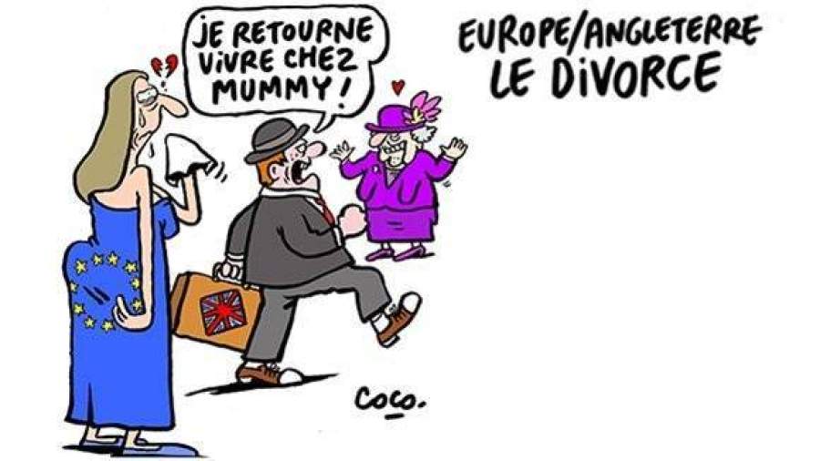 Charlie Hebdo высмеял королеву Великобритании в связи с Brexit