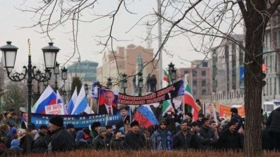 В Грозном завершен митинг в поддержку Рамзана Кадырова