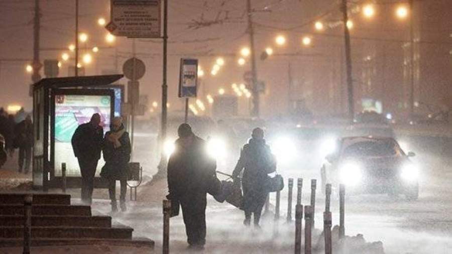 Метель начнется в Москве вечером в среду