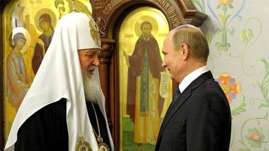 Владимир Путин поздравил патриарха Кирилла с днем тезоименитства