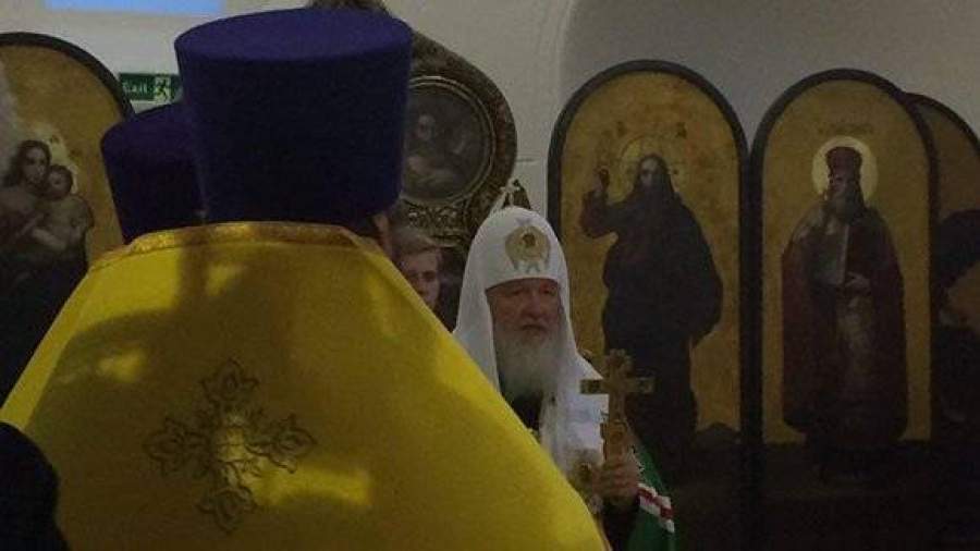 Патриарх Кирилл совершил молебен в Лондоне
