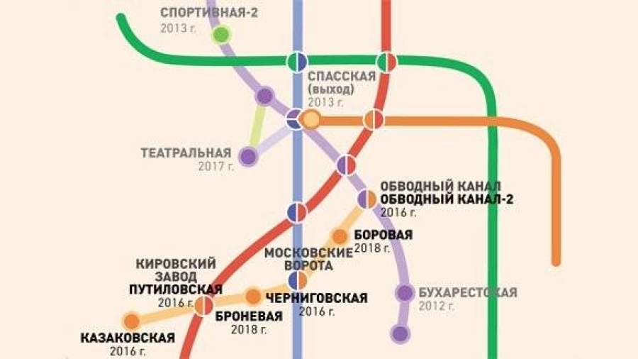 Метро боровая схема