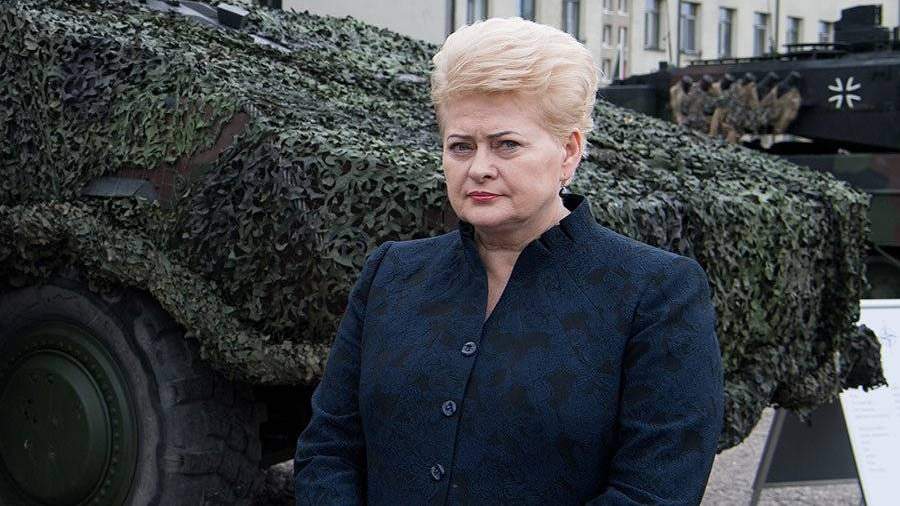 Президент Литвы назвала учения «Запад-2017» репетицией нападения на ЕС и США
