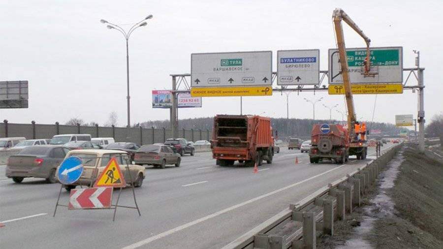 В столице реконструируют участок МКАД от Каширского до Варшавского шоссе