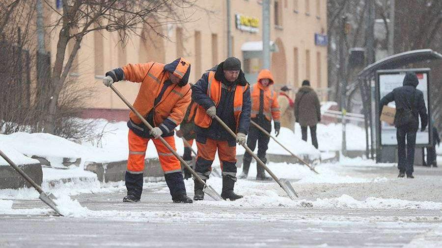 Лефортово уборка снега