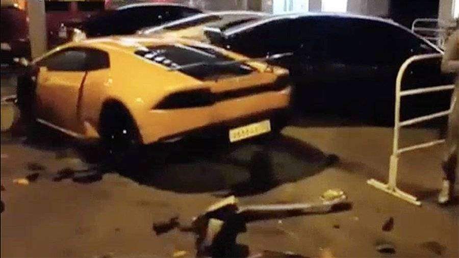 авария lamborghini авария lamborghini