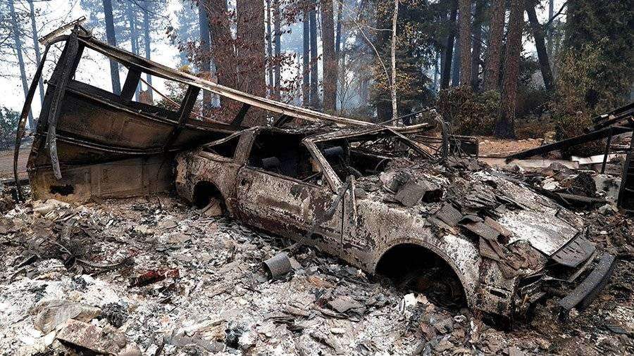 Последствия пожара в калифорнии фото