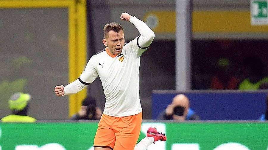 Черышев установил рекорд для «Валенсии» в матче Лиги чемпионов
