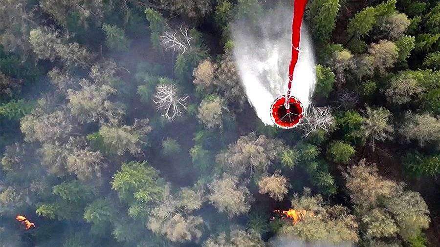 Военнослужащие завершили тушение природных пожаров в Тыве