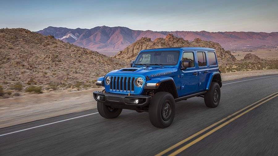 blue wrangler rubicon