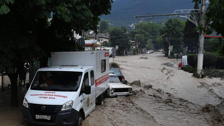 Аксенов назвал сильные ливни в Крыму стихийным бедствием