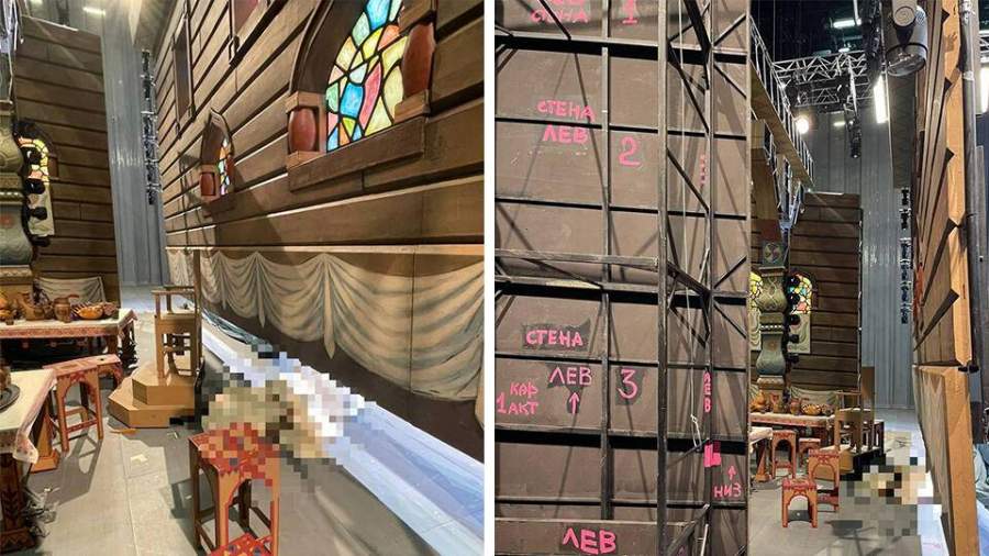 Первые кадры с места гибели актера на сцене Большого театра