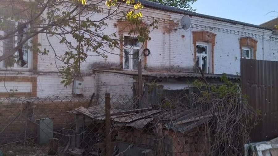 Тёткино после обстрела