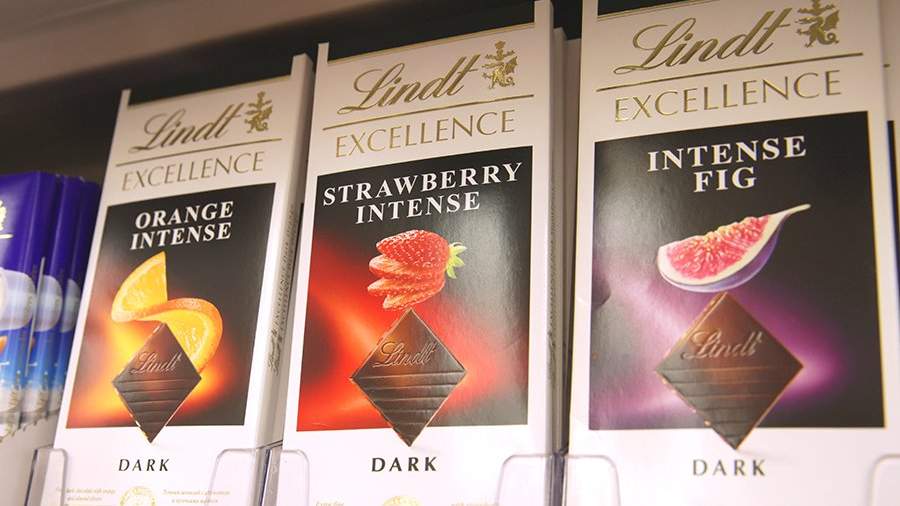 Шоколад Lindt Excellence апельсин темный шоколад